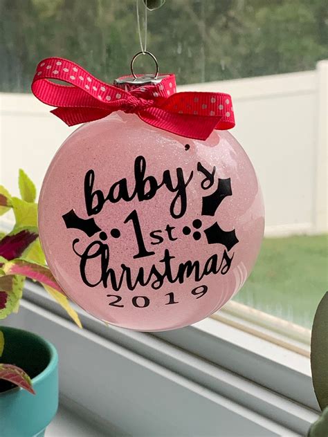 etsy our first christmas ornament|christmas ornaments for baby 1st.